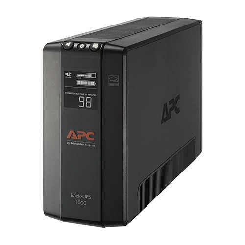 No Break (UPS) Línea Interactiva, 600W, 1000VA, Entrada 88-139V, Salida 120V, 8 Contactos, APC BX1000M-LM60