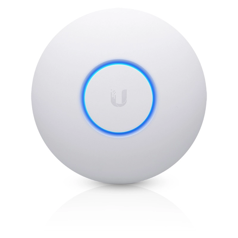 Punto de Acceso Inalámbrico (Access Point) UniFi 802.11ac Wave 2, MU-MIMO4X4 con Antena Beamforming, Hasta 1.7 Gbps, para Interior PoE 802.3af, Soporta 200 Clientes, Incluye PoE, UBIQUITI NETWORKS UAP-NANOHD