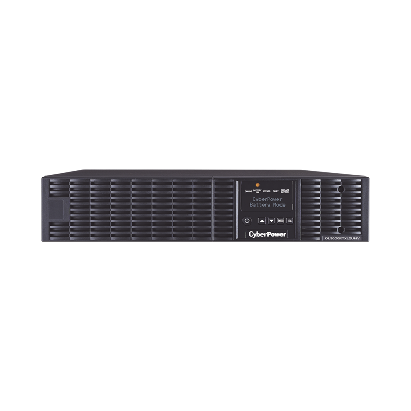 UPS (No Break), Modelo OL3000RTXL2UHV Doble Conversión en Linea, 3000VA/ 2700W, NEMA L6-20R x 2 / NEMA L6-30R x 1, CYBERPOWER OL3000RTXL2UHV