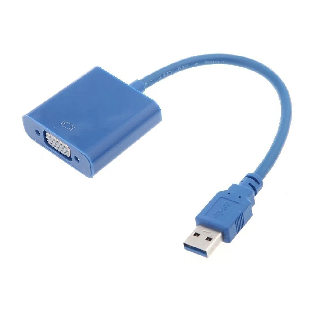 Adaptador de Video USB - VGA (M-H), GIGATECH ADP-350