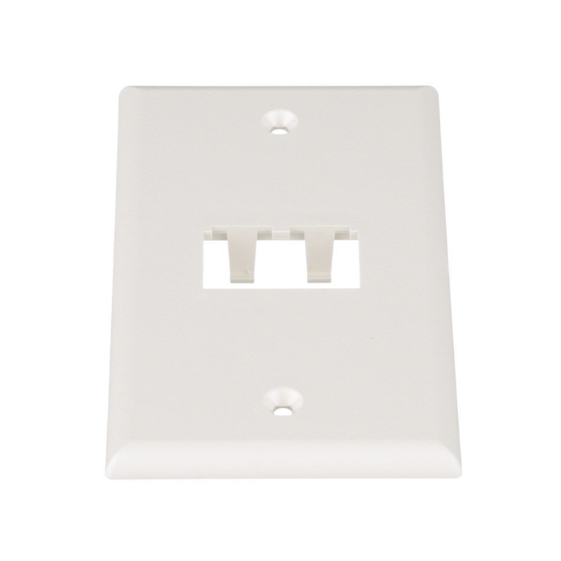 Tapa (Placa) P/ Caja, Montaje al Ras, 2 Salidas para 2 Puertos Mini-Com, Color Blanco, PANDUIT CFP2IW