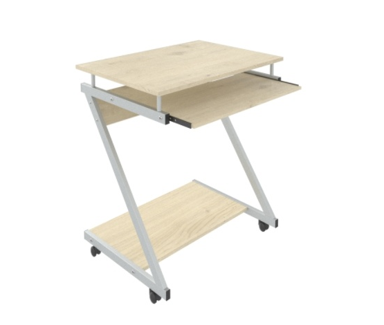 Escritorio para Computadora, Un Nivel, Tamaño 60 x 48cm, Color Beige, XTECH XTF-CD191
