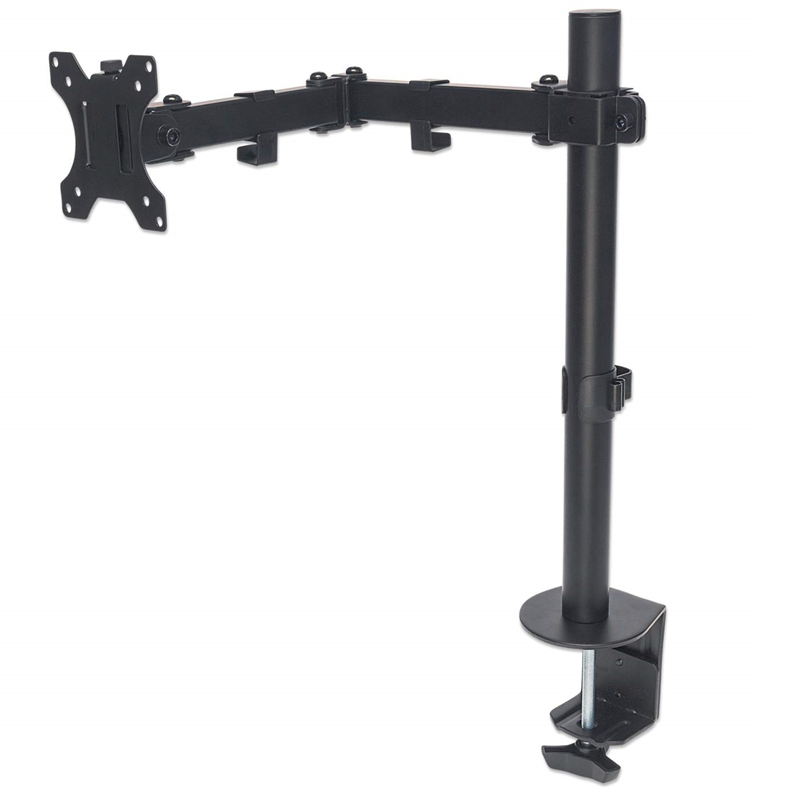 Soporte para un Monitor, de Escritorio, Movimiento de Brazos de Doble Articulación, MANHATTAN 461542