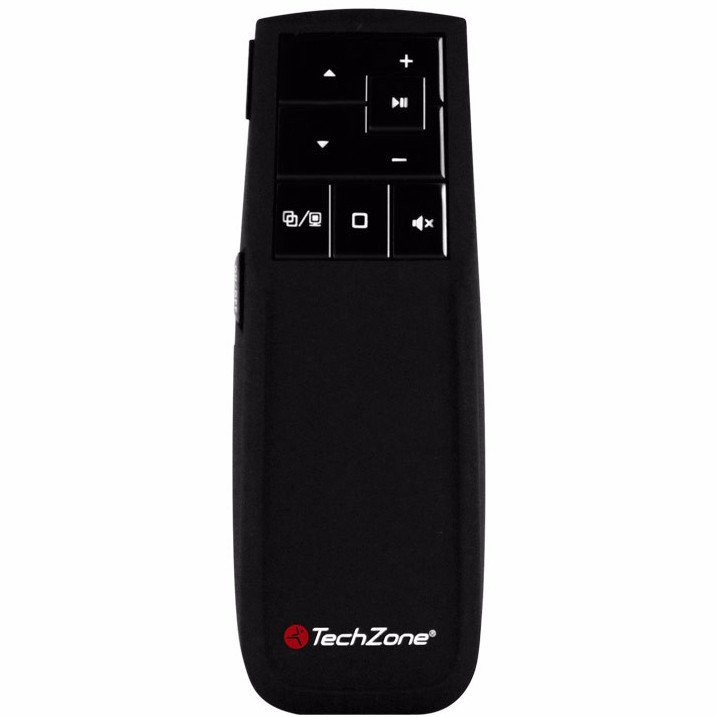 Presentador Con Apuntador Laser, Inalámbrico (USB Plug & Play), Hasta 15 Metros, Indicador Laser Rojo, TECHZONE TZ16PL03
