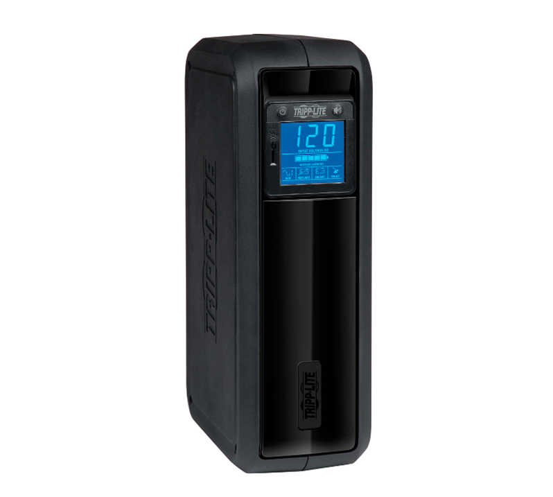 UPS (No Break), Modelo OmniSmart, Línea Interactiva, 900VA / 475W, Entrada 120V, Salida 120V, 8 Contactos, Torre, Pantalla LCD, TRIPP-LITE OMNI900LCD