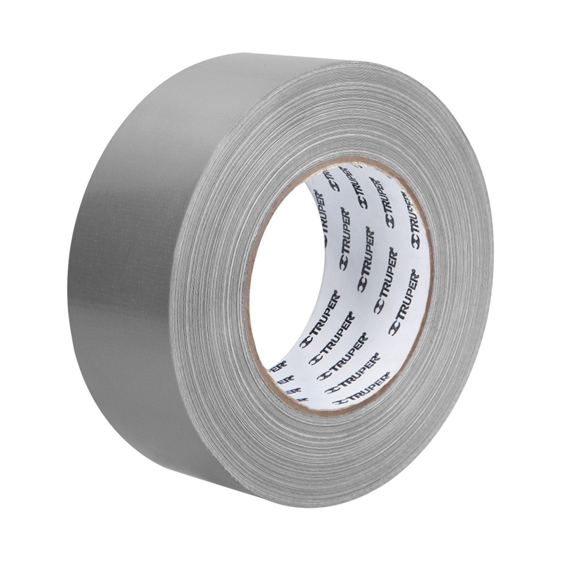 Cinta para Ductos, 48 mm x 50 Metros, Temp. Máx. 60°C, Color Gris, TRUPER CDU-50X