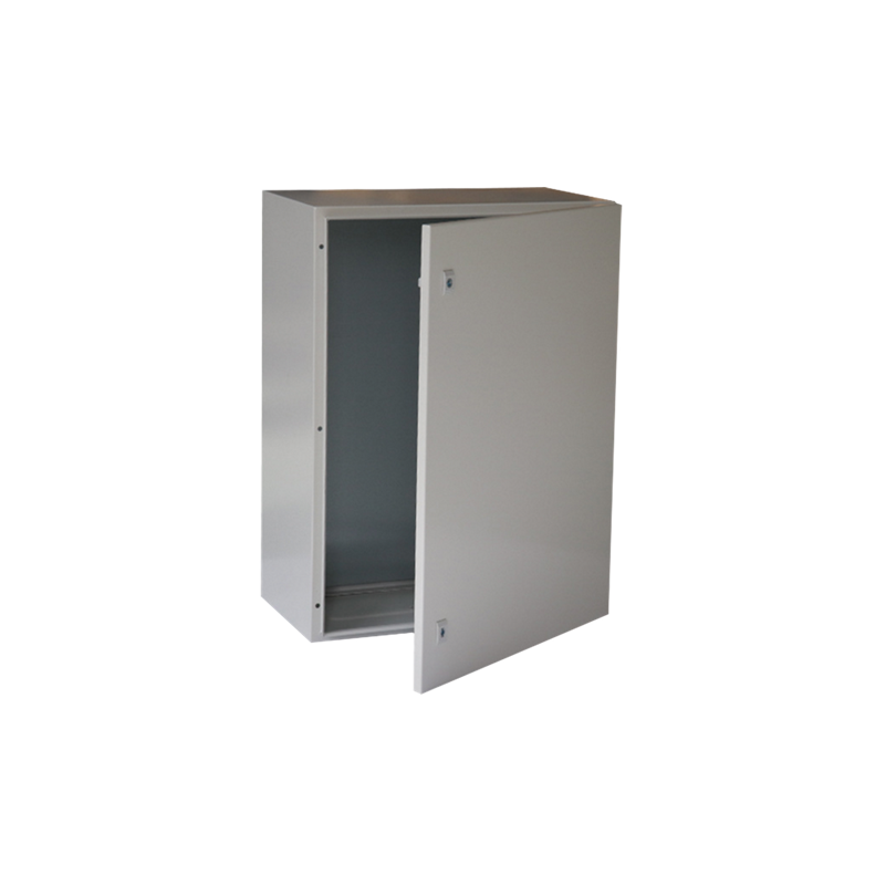 Gabinete de Acero IP66, Uso en Intemperie (400 x 600 x 250 mm), con Placa Trasera Interior y Compuerta Inferior Atornillable, (Incluye Chapa y Llave), PRECISION PST-4060-25A