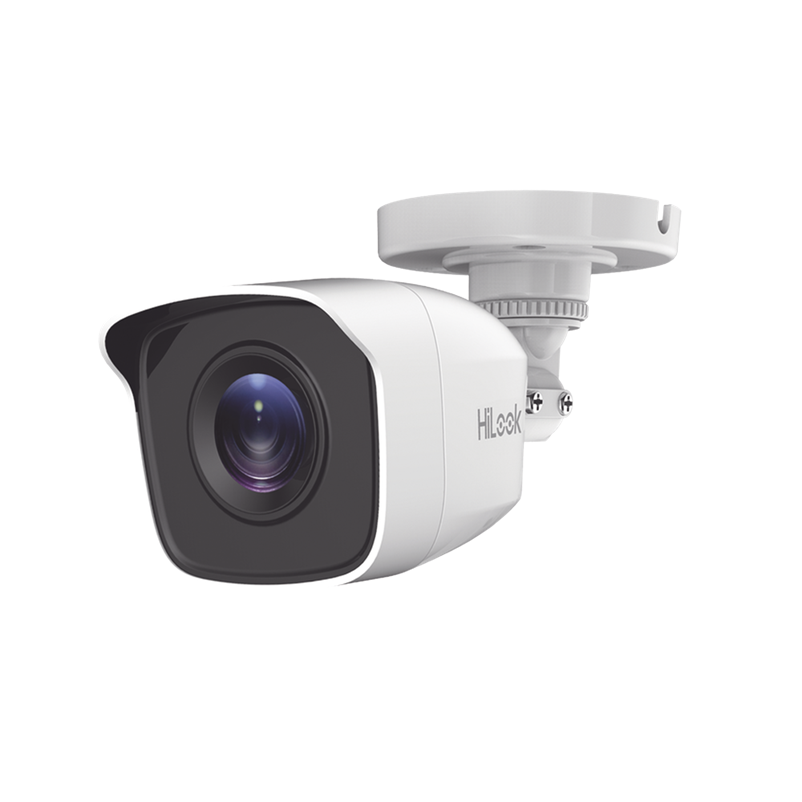 Cámara Bala TURBO 2 MP (1080p), Gran Angular 103°, Lente 2.8 mm, IR EXIR Inteligente 20 mts, Exterior IP66, dWDR, TVI-AHD-CVI-CVBS, HILOOK THC-B120-PC