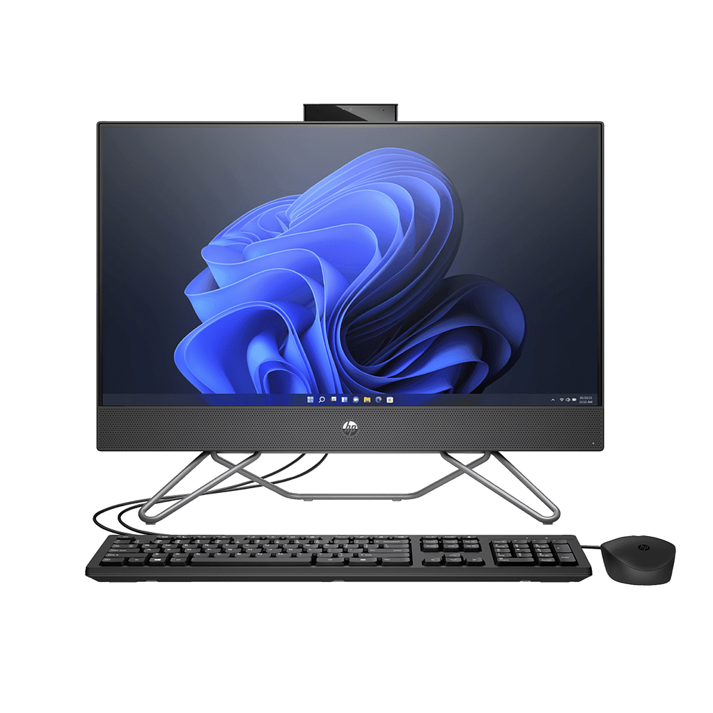 Computadora de Escritorio (Desktop) All In One 205 G4, AMD Ryzen 5 5500U, RAM 8GB DDR4, SSD 256GB, 23.8" LED FHD, AMD Radeon Graphics, Windows 11 Pro, HP 8F7W5LT#ABM
