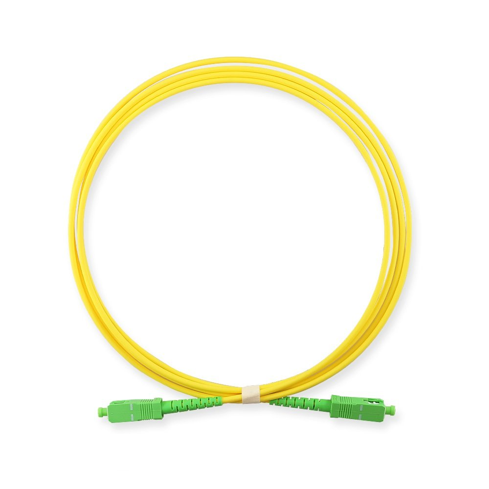 Jumper de Fibra Óptica,  Conectores SC Simplex APC - SC Simplex APC, Longitud 2 Metros, ENSON ENS-JUMPSCS