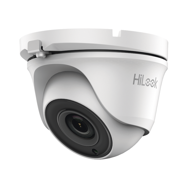 Cámara Turret TURBOHD 2 MP (1080p), Lente 2.8 mm, 20 mts IR EXIR, TVI-AHD-CVI-CVBS, IP66, HILOOK THC-T120-M