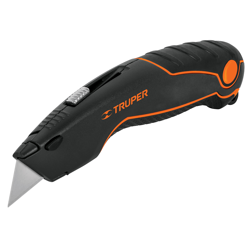 Navaja Retráctil 7", Cuerpo de Aluminio, TRUPER NM-6