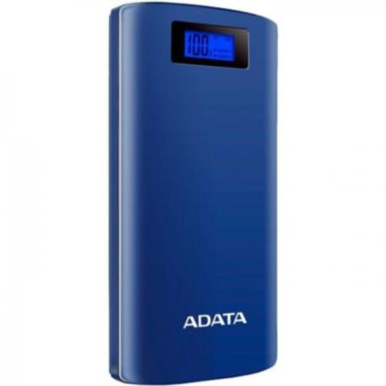 Cargador Portátil (Power Bank) AP20000D, Capacidad 20,000mAh, Salidas 5V-2A / 5V-2.1A, Color Dark Blue, ADATA AP20000D-DGT-5V-CDB