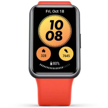 SmartWatch Fit, AMOLED 1.64" (456 x 280) Touch, BT 5.0, Resistente al Agua (hasta 50m), GPS, Color Naranja, HUAWEI 55027791