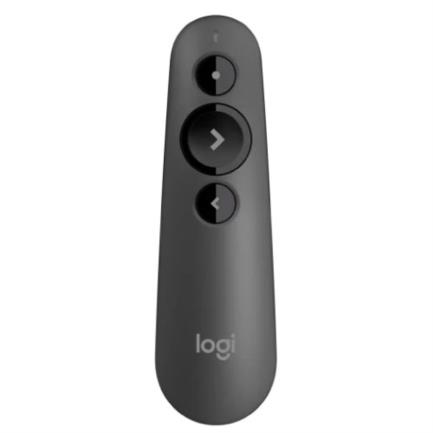 Presentador Remoto Inalámbrico Láser Modelo R500S, Puntero Láser, Bluetooth, 3 Botones, Color Negro, LOGITECH 910-006518