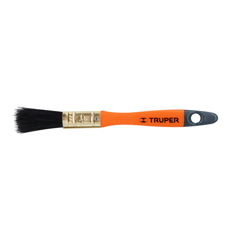 Brocha Profesional de 1/2" con Mango de Plástico, TRUPER BRT-1/2