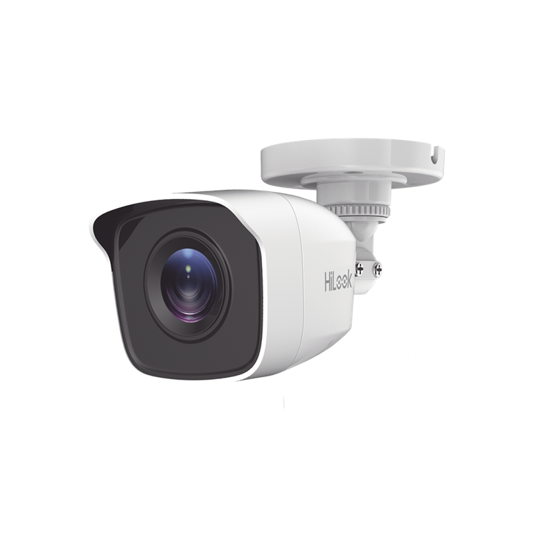 Cámara Bala (Bullet) TURBO 2 MP (1080p), Gran Angular 103º, Lente 2.8 mm, METAL, IR EXIR Inteligente 20 mts, Exterior IP66, dWDR, TVI-AHD-CVI-CVBS, HILOOK THC-B120-MC