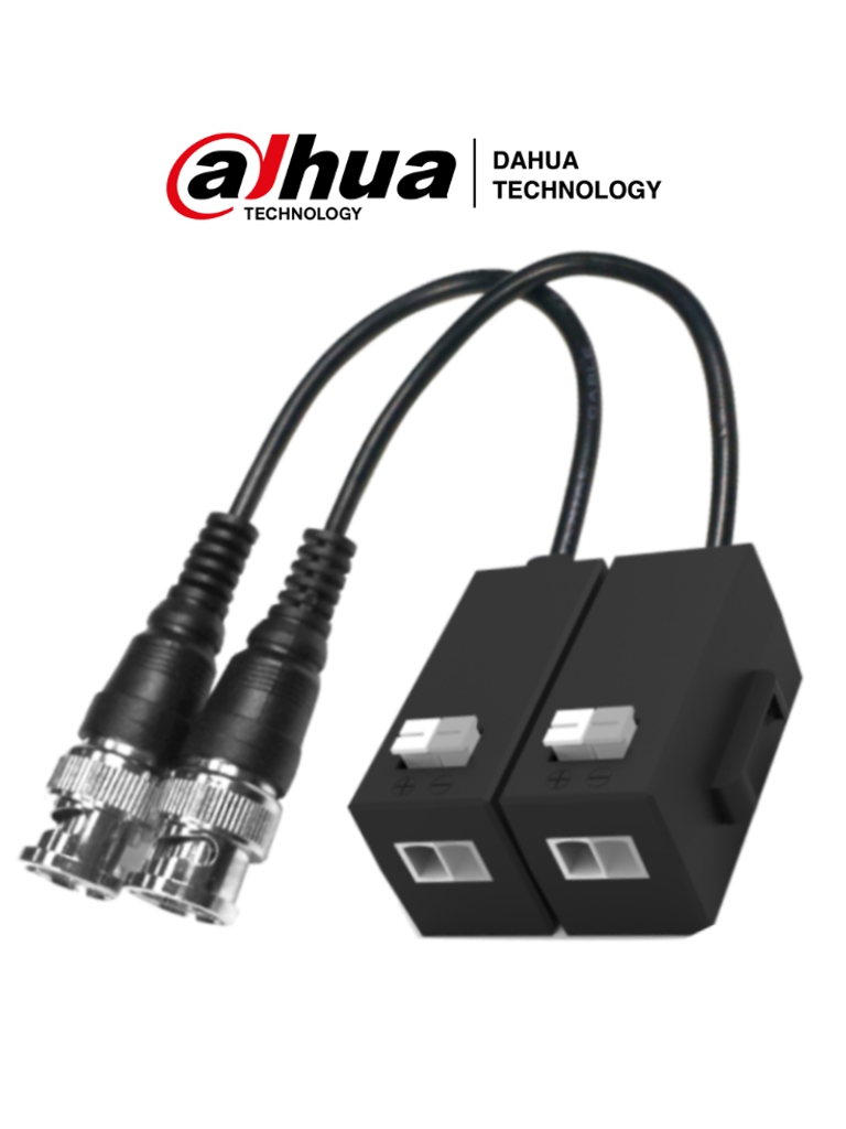 Par de Transceptores Pasivos HDCVI/ 1080p a 250 Mts, 720p a 400 Mts, Soporta AHD/TVI/CBVS, DAHUA DH-PFM800-E