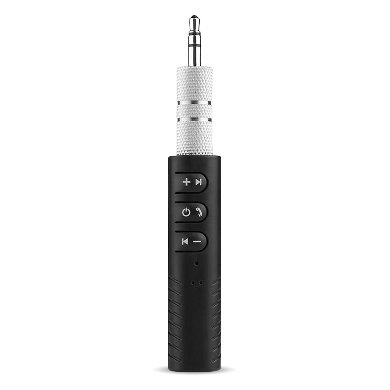 Adaptador de Audio 3.5mm, Bluetooth 4.1, Color Negro, BROBOTIX 263793