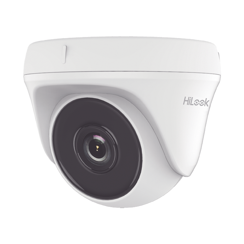 Cámara Turret TURBOHD 2 MP (1080p), Lente 2.8 mm, 20 mts IR EXIR, 4 Tecnologías (TVI / AHD / CVI / CVBS), Uso en Interior, HILOOK THC-T120-PC