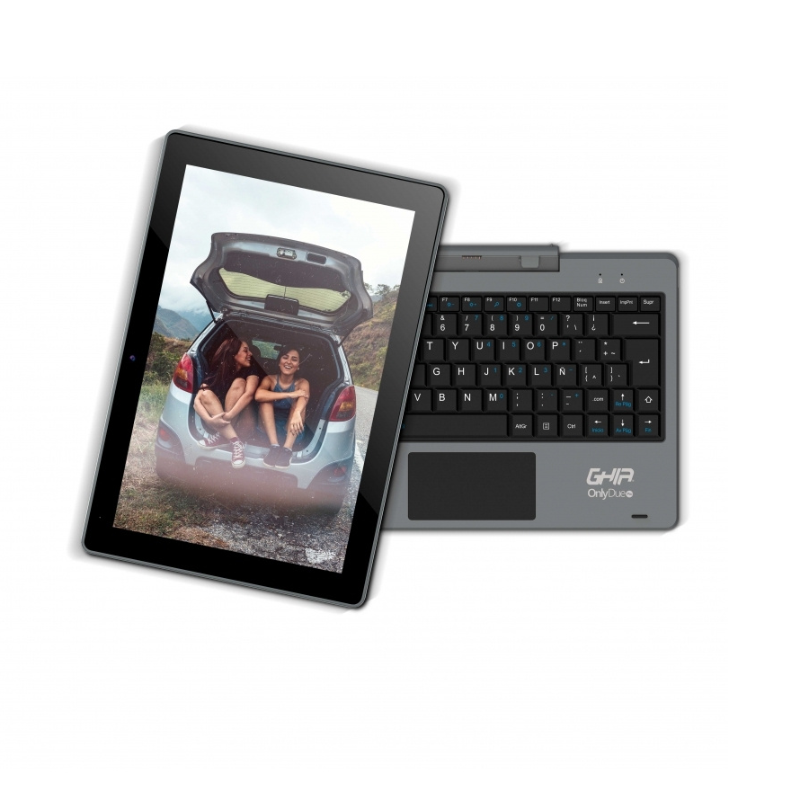 Computadora Portátil (Laptop) 2 en 1, Only Due Pro, Intel Celeron N4000, RAM 4GB LPDDR4, SSD 64GB, 10.1" LED Multi Touch, Video UHD Graphics 600, Win 10 Pro, GHIA 2DH10CP1