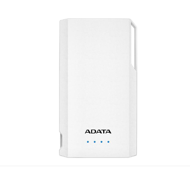 Cargador Portátil (Power Bank) S10000, Capacidad 10,000mAh, Salidas 5V-2A / 5V-2.1A, Color Blanco, ADATA AS10000-USBA-CWH