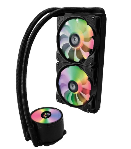 Sistema de Enfriamiento Líquido Balam Rush Hydrox ARGB, 2 x 120mm, 300 - 2000 RPM, ACTECK BR-931328