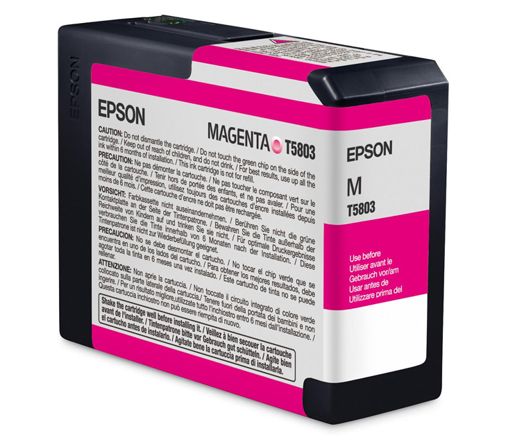 Cartucho de Tinta Magenta Vivid, 80ml, para Stylus Pro 3880, EPSON T580A00
