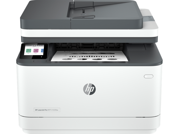 Impresora Multifuncional LaserJet Pro 3103fdw, Impresora, Copiadora, Escáner y Fax, Wi-Fi, Ethernet, USB, HP 3G632A#BGJ