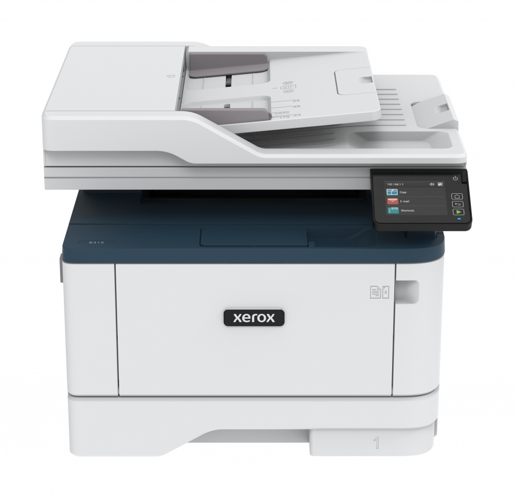 Impresora Multifuncional Láser Monocromática B315, Impresora / Copiadora / Escáner / Fax, Resolución hasta 600x600 dpi, USB, Ethernet, Wi-Fi, XEROX B315_DNI