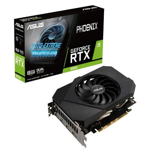 Tarjeta de Video NVIDIA GeForce RTX 3050 ASUS Phoenix, 8GB GDDR6, 1xHDMI, 3xDisplayPort, PCI Express 4.0, ASUS PH-RTX3050-8G