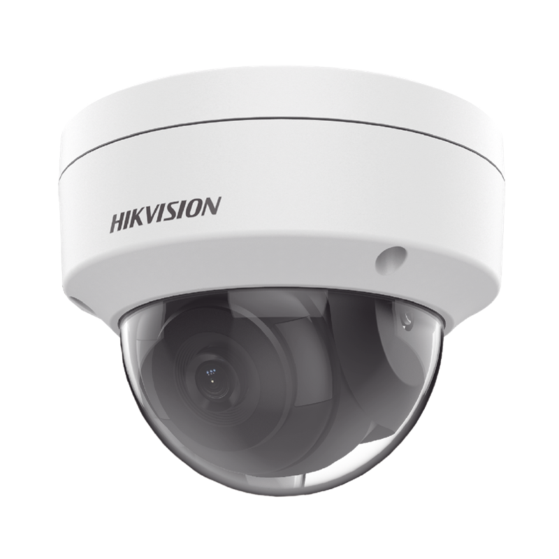 Cámara Domo IP 6 MP, Lente 2.8 mm, 30 Mts IR EXIR, Exterior IP67, IK10, WDR 120 dB, PoE, Videoanalíticos, Ultra Baja Iluminación, Entrada y Salida de Audio y Alarma, MicroSD, HIKVISION DS-2CD2163G2-I(S)