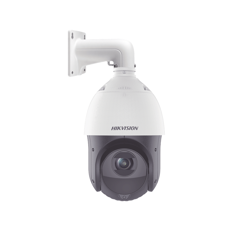 Cámara Domo PTZ IP 4 MP, 25X Zoom, 100 mts IR, Exterior IP66, DARKFIGHTER, ACUSENSE, Detección Facial, WDR 120 dB, Entrada y Salida de Audio y Alarmas, HLC, EIS, PoE+, MicroSD, HIKVISION DS-2DE4425IW-DE(T5)