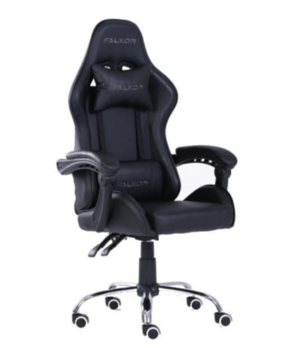 Silla Gamer Ergonómica Dragón XT Modelo Falkor, Descansabrazos, Color Negro, NEXTEP NE-461N
