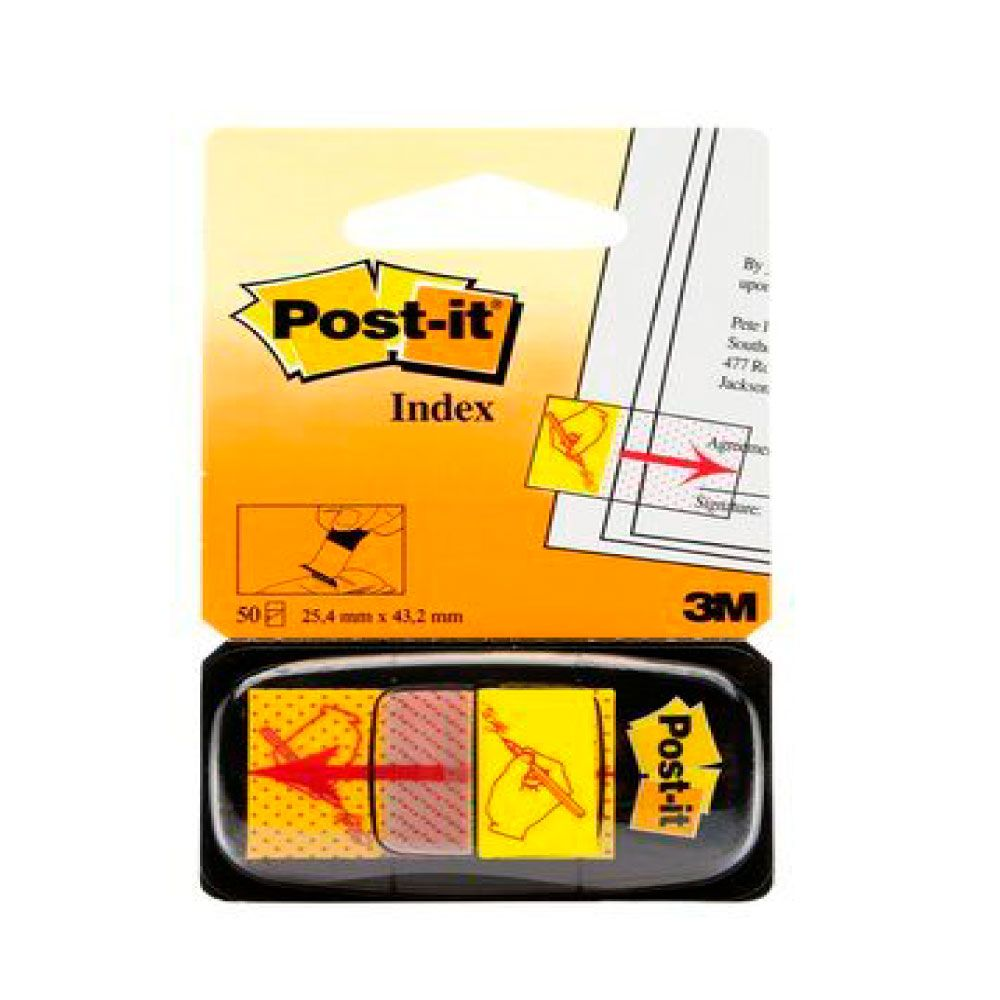 Banderitas (Post It) Icono Signo "Firme Aquí", 50 Piezas, 3M 680-31