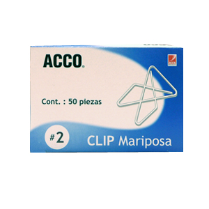 Clip Gigante #2, Inoxidable, Caja con 50 Clips, ACCO P1720