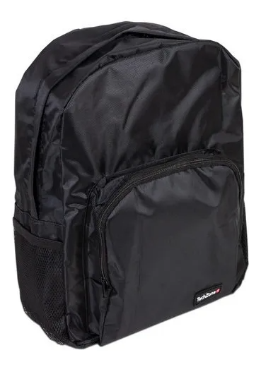 Mochila de Nylon para Laptop Hasta 15.6", Color Negro, TECHZONE TZLBP02