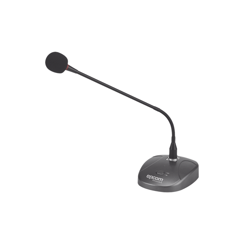 Micrófono de Escritorio, Alta Fidelidad, Con Botón de Activación, EPCOM PRO AUDIO SF-621A