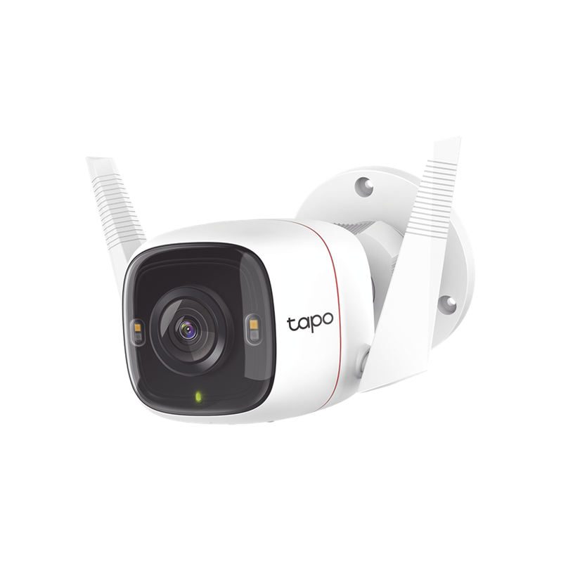 Cámara IP Smart WiFi Bala (Bullet) 4MP (2560 x 1440), IR 30 Metros, Micrófono Integrado, Interiores/Exteriores, MicroSD, TP-LINK TAPO C320WS