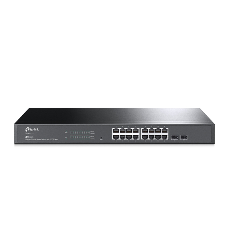 Switch Omada SDN Administrable, 16 Puertos Gigabit y 2 Puertos SFP, Funciones sFlow, QinQ y QoS, Administración Centralizada, TP-LINK TL-SG2218