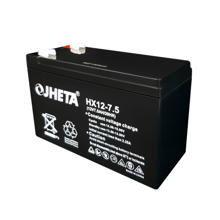 Batería de Reemplazo para UPS HX12-7, 12V, 7.5 Ah, JHETA 621207-50