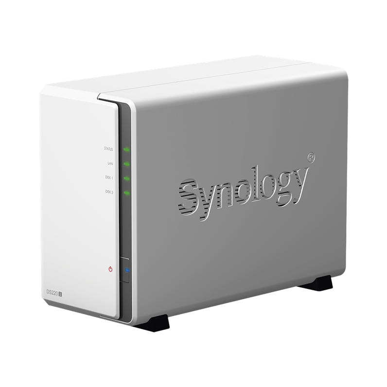 Servidor NAS, 2 Bahías, Hasta 32TB, Realtek RTD1296 Núcleo Cuádruple 1.4 Ghz, RAM 512 MB DDR4, LAN Gigabit x1, USB 3.2 x2, SYNOLOGY DS220J