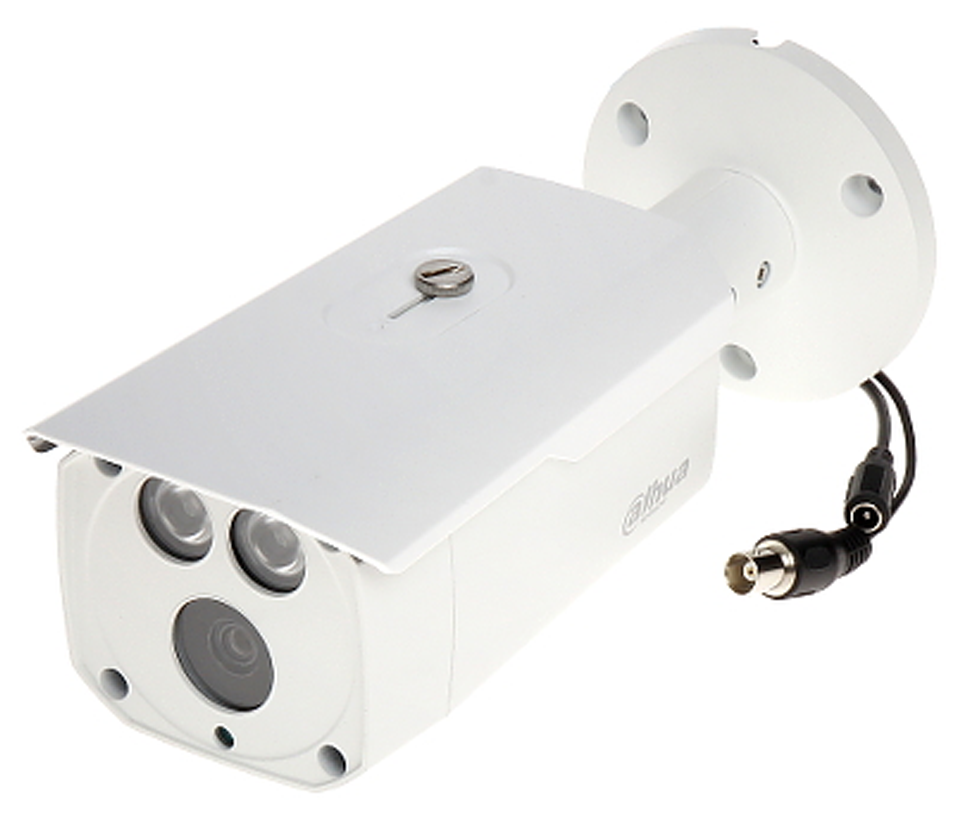 Cámara Bala (Bullet) HDCVI 1080p, Lente 3.6 mm, 87.5° Apertura, Smart IR Hasta 80 Metro, IP67, Metálica, DWDR/ BLC/ HLC/ TVI AHD y CVBS, DAHUA DH-HAC-HFW1200DN-0360B-S5