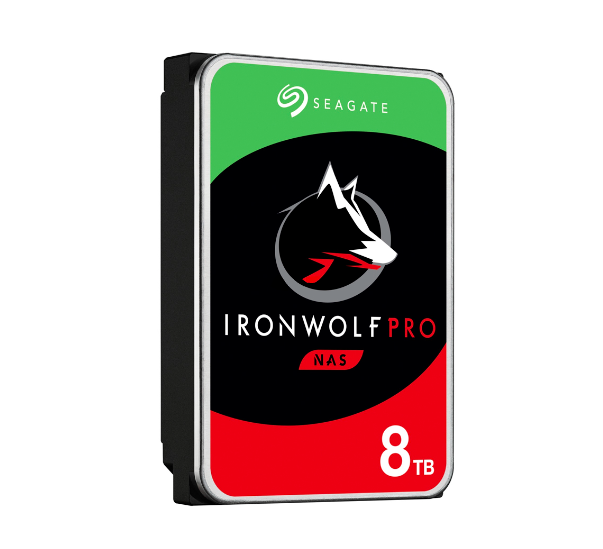 Disco Duro IronWolf Pro, 8TB, SATA 6Gbs 3.5", 64MB 7200rpm, 256MB, 1-24 Bahías 24x7 NAS Hot Plug, SEAGATE ST8000NE001