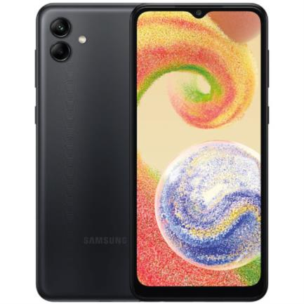 Smartphone Galaxy A04, CPU Octa-Core, RAM 4GB, ROM 64GB, LED Multi Touch 6.4", HD+, BT 5, Wi-Fi 5, Cámara Ppal 50MP, Android 12, Color Negro, SAMSUNG SM-A045MZKGMXD