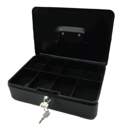 Caja para Dinero Grande (25 cm), Color Negro, NEXTEP NE-161