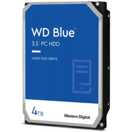 Disco Duro Interno WD Blue, Capacidad 4TB (4,000GB), F. F. 3.5", SATA III (6Gb/s), WESTERN DIGITAL WD40EZAZ