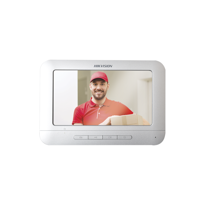 Monitor 7” para Videoportero Análogo, Apertura Remota y Video en Vivo, DS-KIS202 / DS-KIS203 HIKVISION DS-KH2220