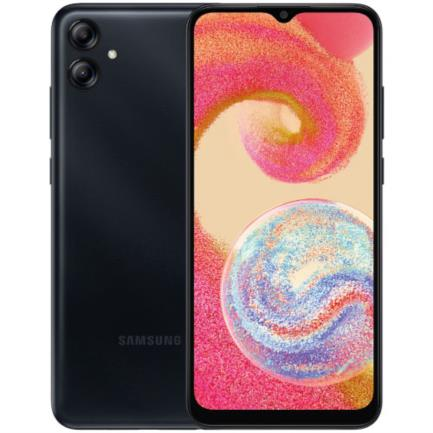 Smartphone Galaxy A04e, CPU MediaTec Helio G35, RAM 3GB, ROM 64GB, Multi Touch 6.5", BT, Wi-Fi, Cámara 13MP, Android 12, Color Negro, SAMSUNG SM-A042FD-64-BK