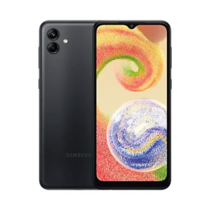 Smartphone Galaxy A04, CPU Unisoc SC9863A, RAM 4GB, ROM 128GB, Multi Touch 6.5", BT, Wi-Fi, LTE, Cámara 50MP, Android 12, Color Negro, SAMSUNG SM-A045MZKHTPA